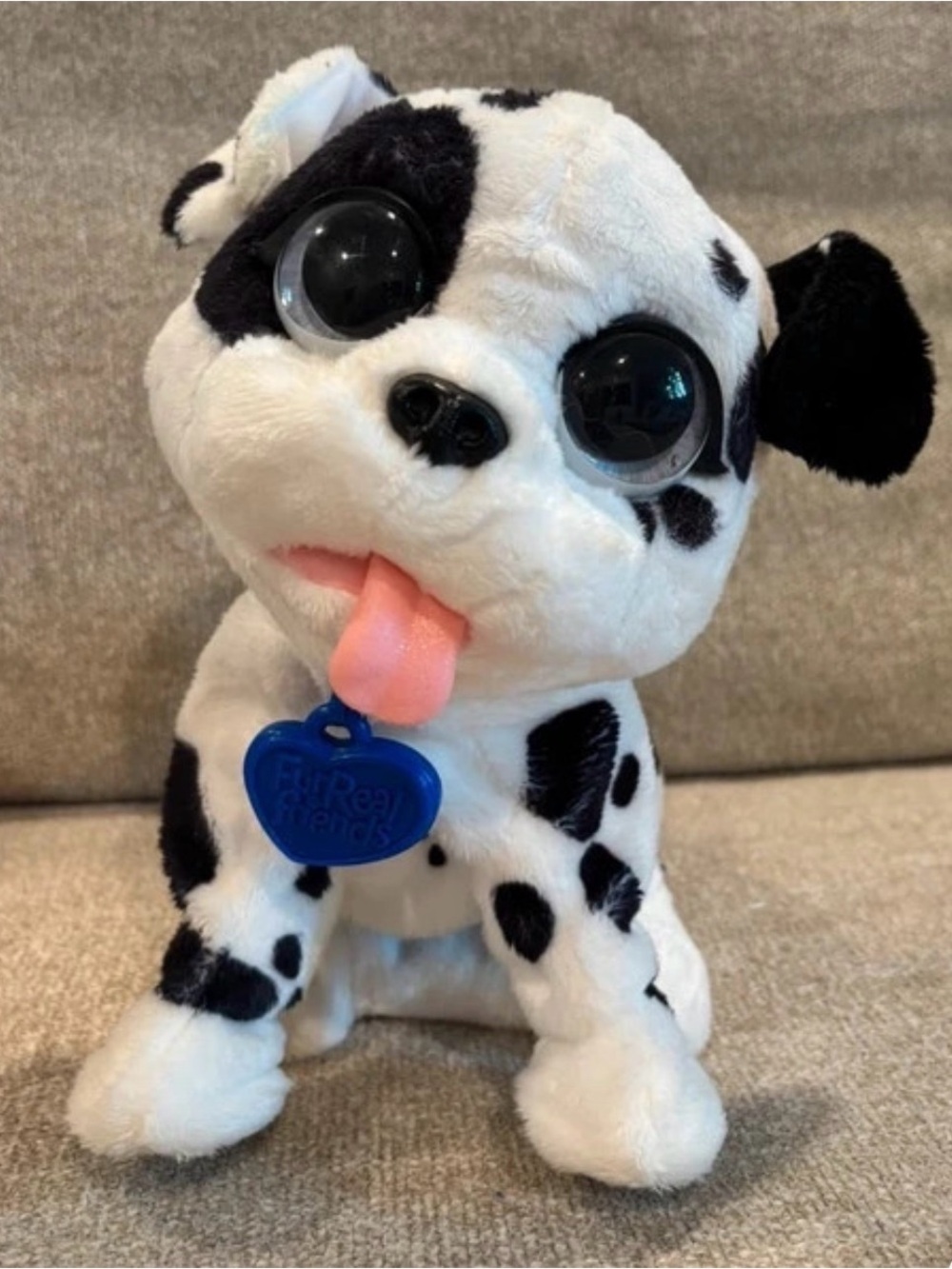 Just Play furReal D.D. My Dancin' Dalmatian Interactive 8 Inch Plush Toy, Black